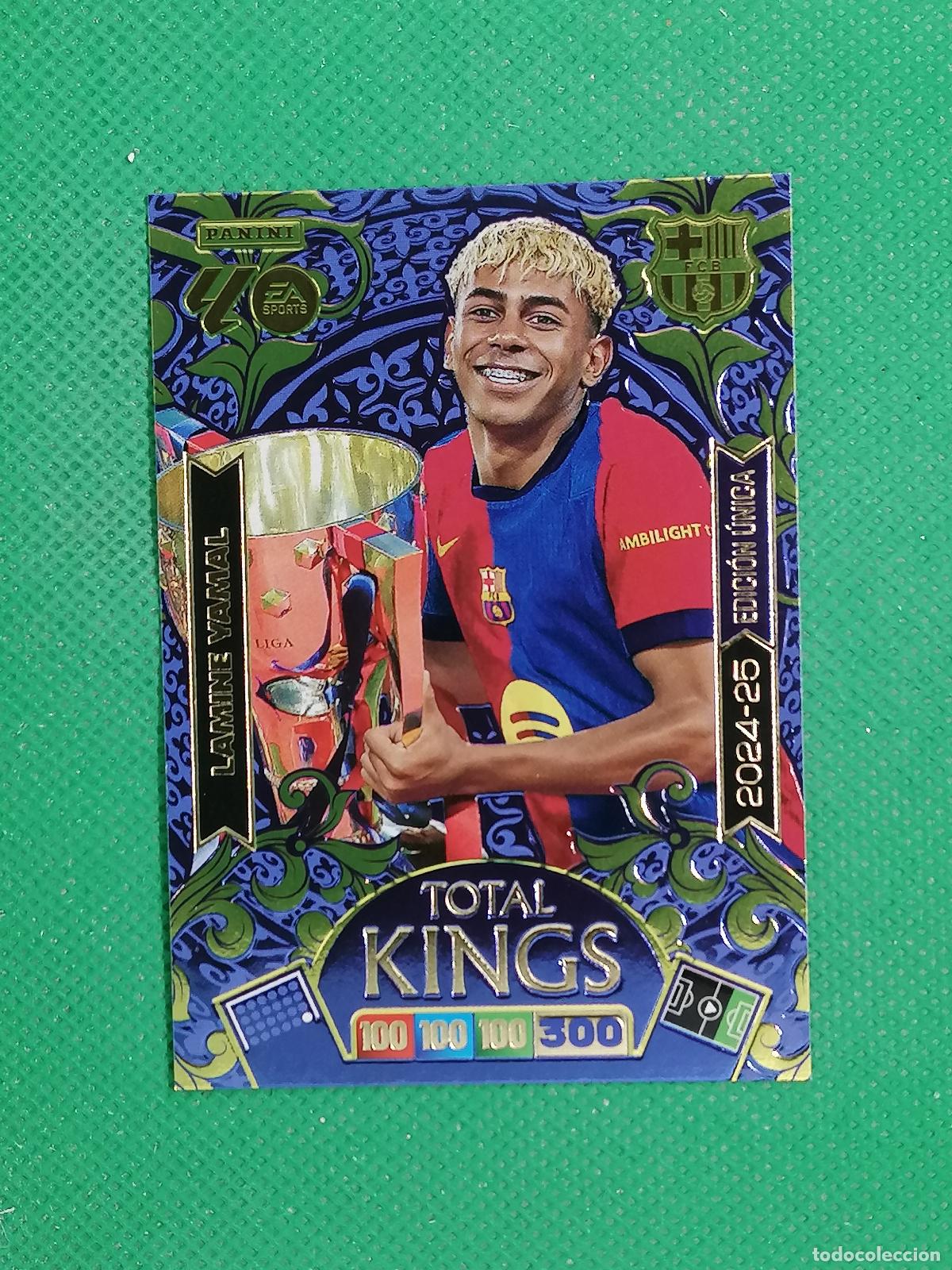 Figurine di Calcio: 2024 - 25 LAMINE YAMAL BARCELONA COPA DE LIGA TOTAL KINGS ⚽ PANINI ADRENALYN 2025 2026 25 26 ⚽