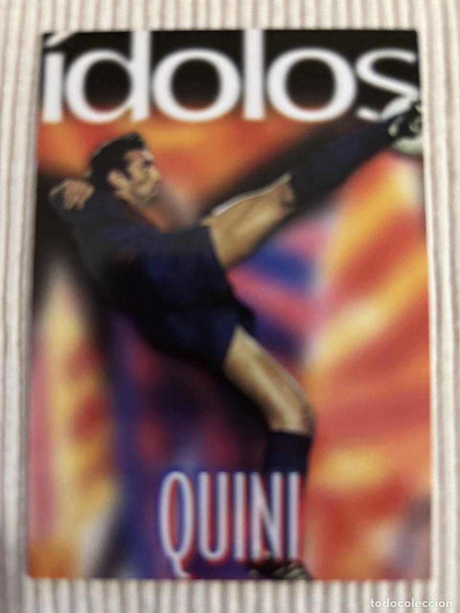 Football Stickers: Cromo Card Panini 100 a&ntilde;os Historia Bar&ccedil;a 1899-1999 (Idolos Quini) Num. 143