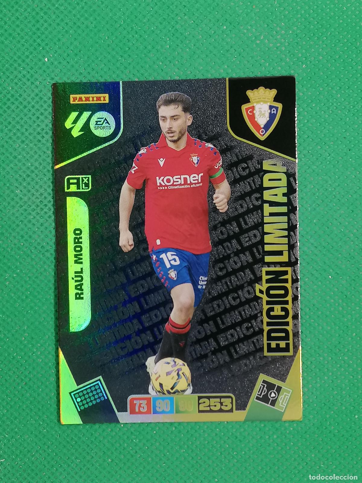 Cromos de F&uacute;tbol: RAUL MORO OSASUNA EDICION LIMITADA ⚽ PANINI ADRENALYN 2025 2026 25 26 ⚽