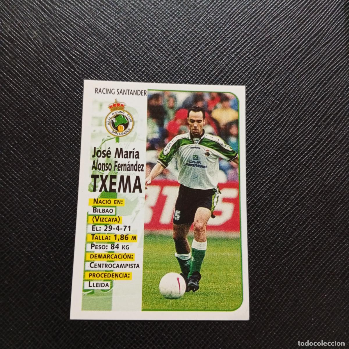 Cromos de F&uacute;tbol: 283 TXEMA RACING PANINI 1998 1999 CROMO FUTBOL LIGA 98 99 - SIN PEGAR - A146 PG217