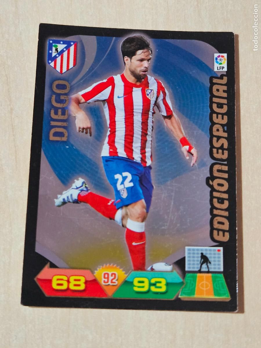 Cromos de F&uacute;tbol: FICHA DIEGO - ADRENALYN 11 12 - PANINI 2011 -12 - CROMO - EDICION ESPECIAL - BBVA