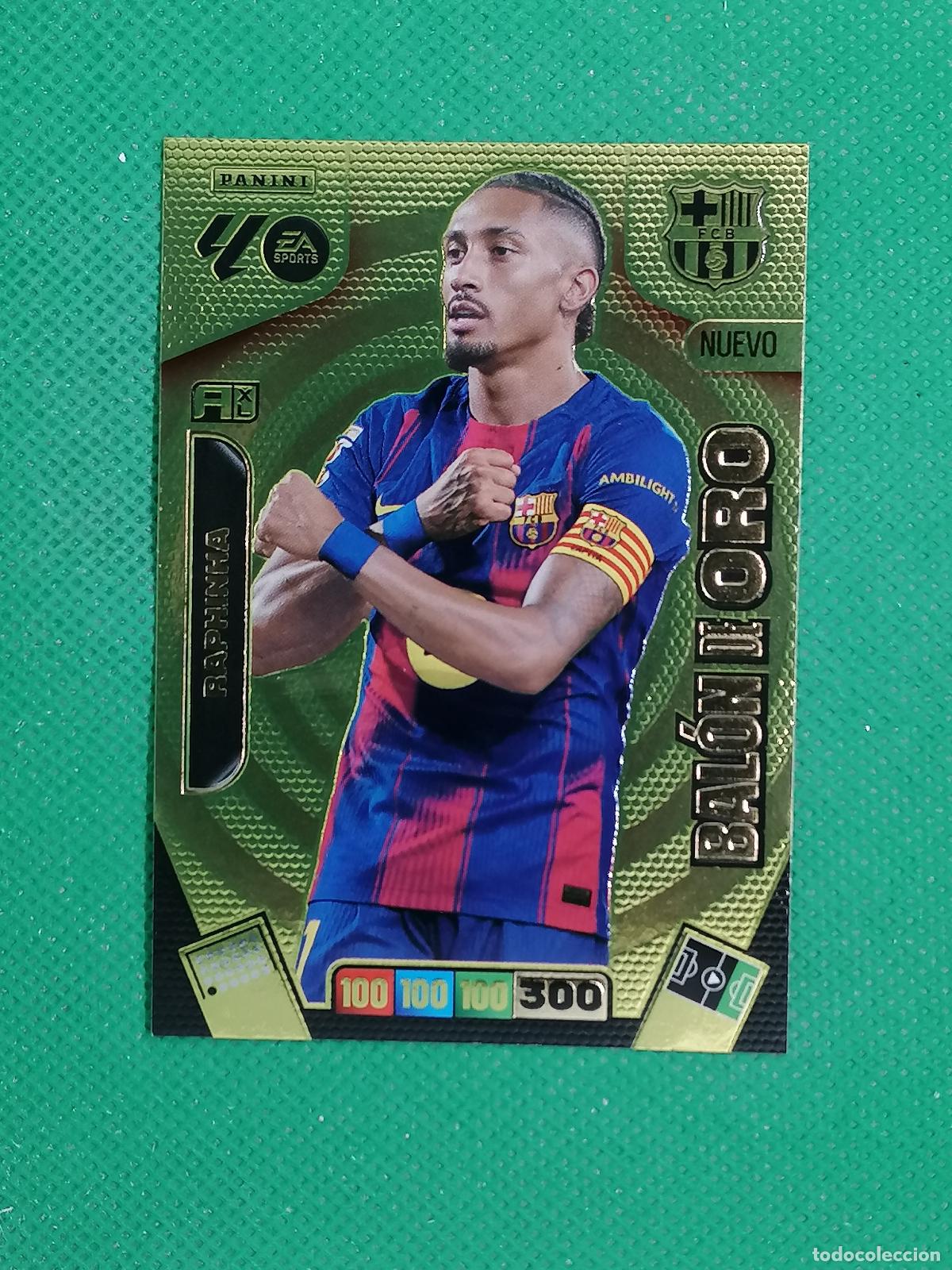 Cromos de F&uacute;tbol: RAPHINHA BARCELONA NUEVO BALON DE ORO ⚽ PANINI ADRENALYN 2025 2026 25 26 ⚽