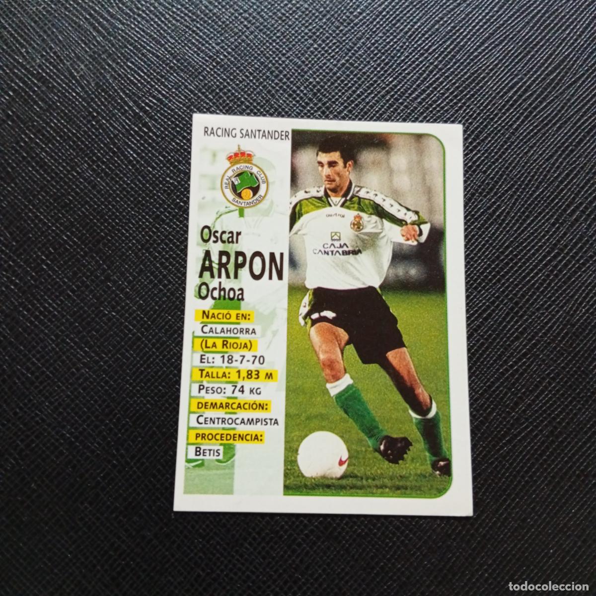 Cromos de F&uacute;tbol: 286 ARPON RACING PANINI 1998 1999 CROMO FUTBOL LIGA 98 99 - SIN PEGAR - A146 PG253 B
