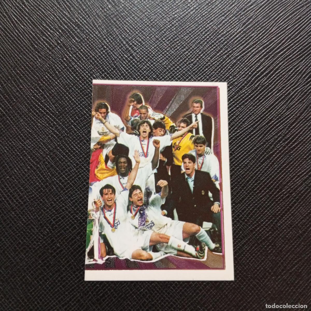 Cromos de F&uacute;tbol: 438 CELEBRACION REAL MADRID PANINI 1998 1999 CROMO FUTBOL LIGA 98 99 - SIN PEGAR - A146 PG271