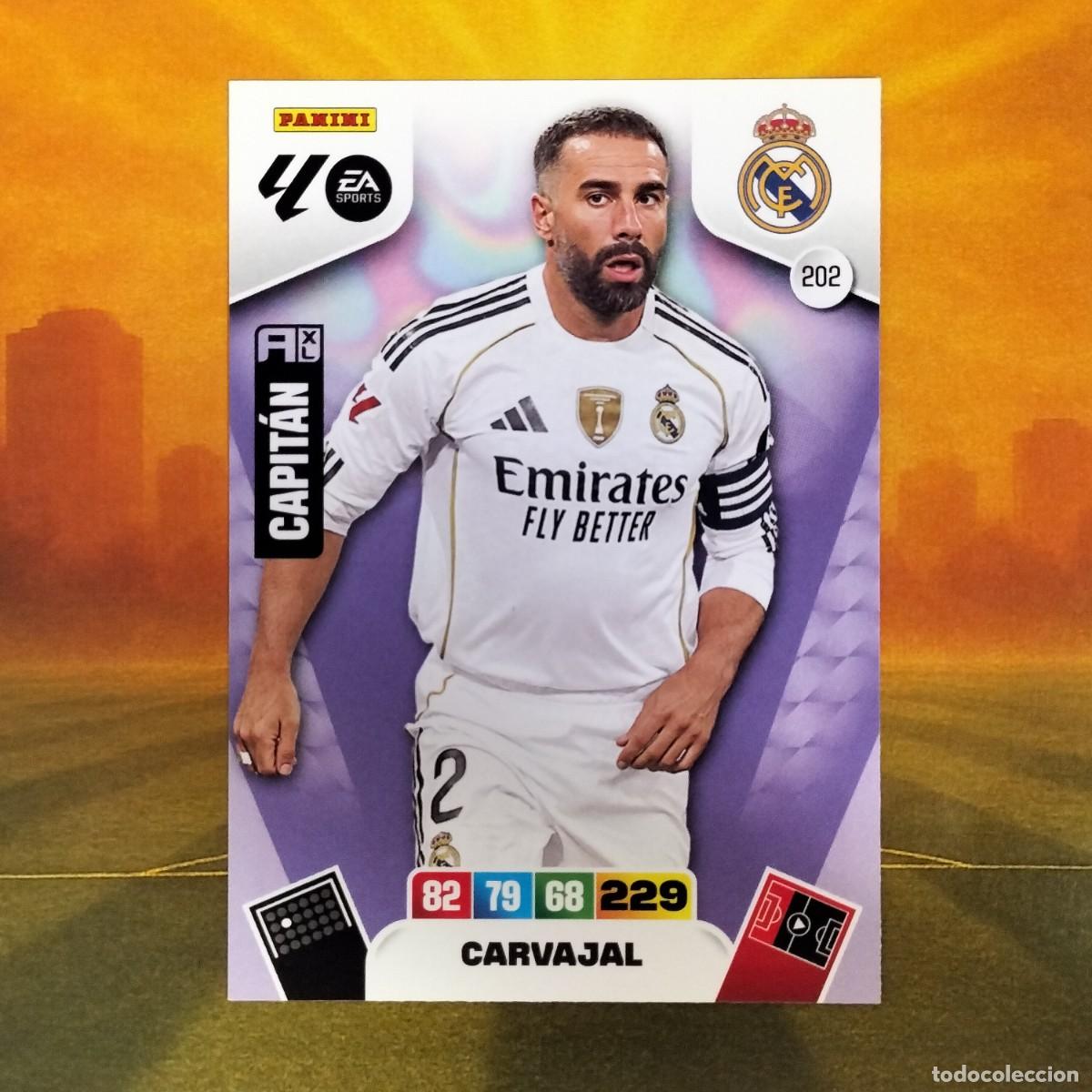 Cromos de F&uacute;tbol: #202 Carvajal | Real Madrid | Adrenalyn XL LaLiga 2025 2026 Panini 25 26