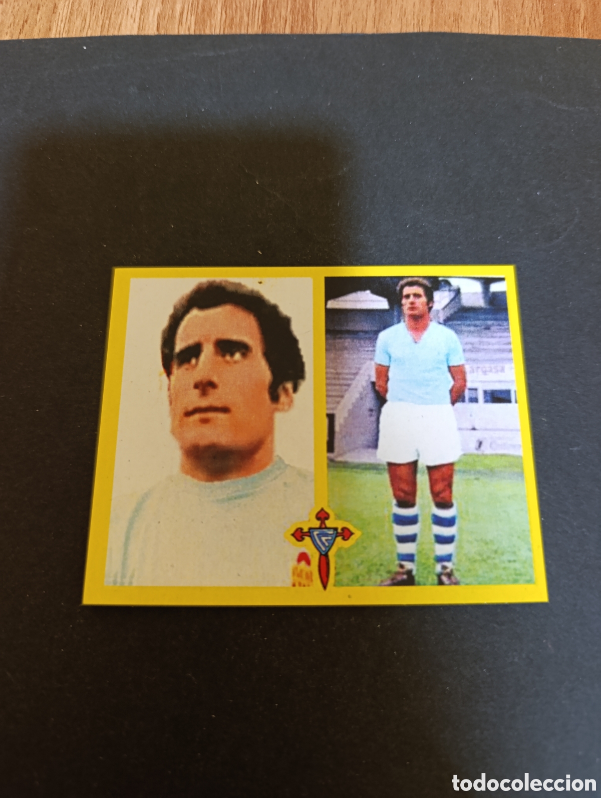Cromos de F&uacute;tbol: Cromo Rivera Celta de Vigo Liga Este 72 73, ampliaci&oacute;n de la colecci&oacute;n