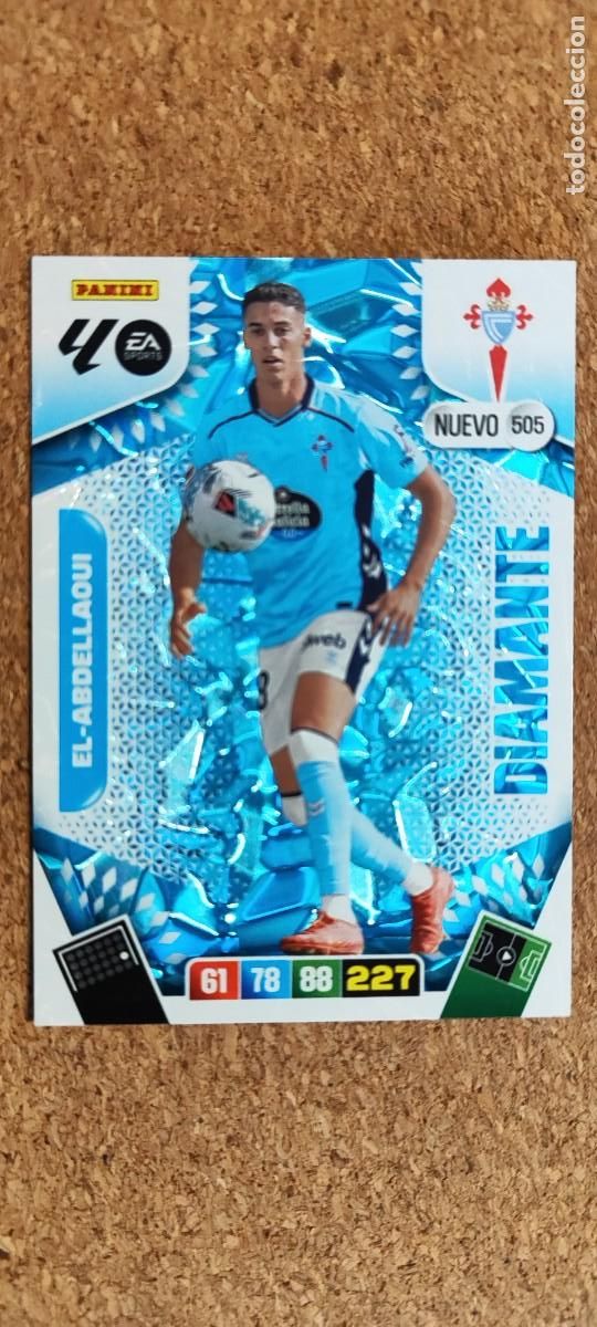 Cromos de F&uacute;tbol: ADRENALYN XL LA LIGA 25/26 CARD DIAMANTE EL-ABDELLAOUI CELTA DE VIGO # 505 PANINI