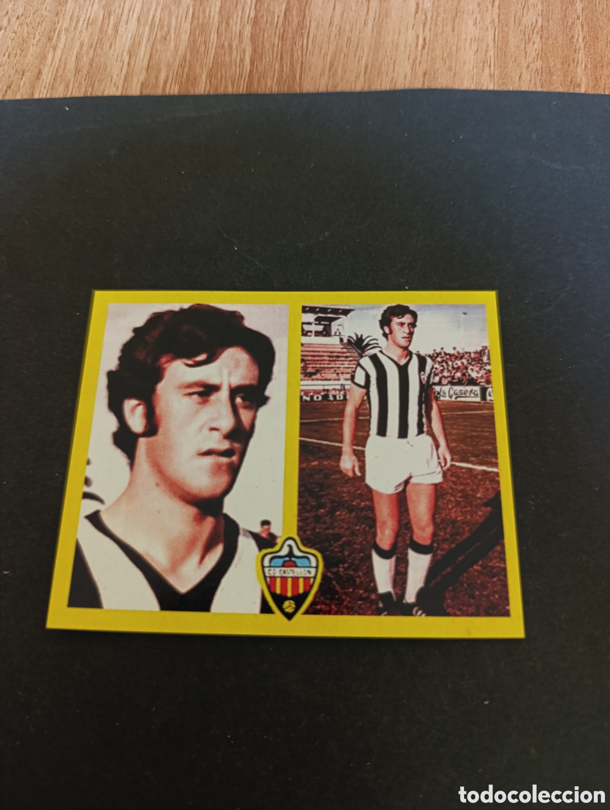 Cromos de F&uacute;tbol: Cromo Del Bosque CD Castell&oacute;n Liga Este 72 73, ampliaci&oacute;n de la colecci&oacute;n