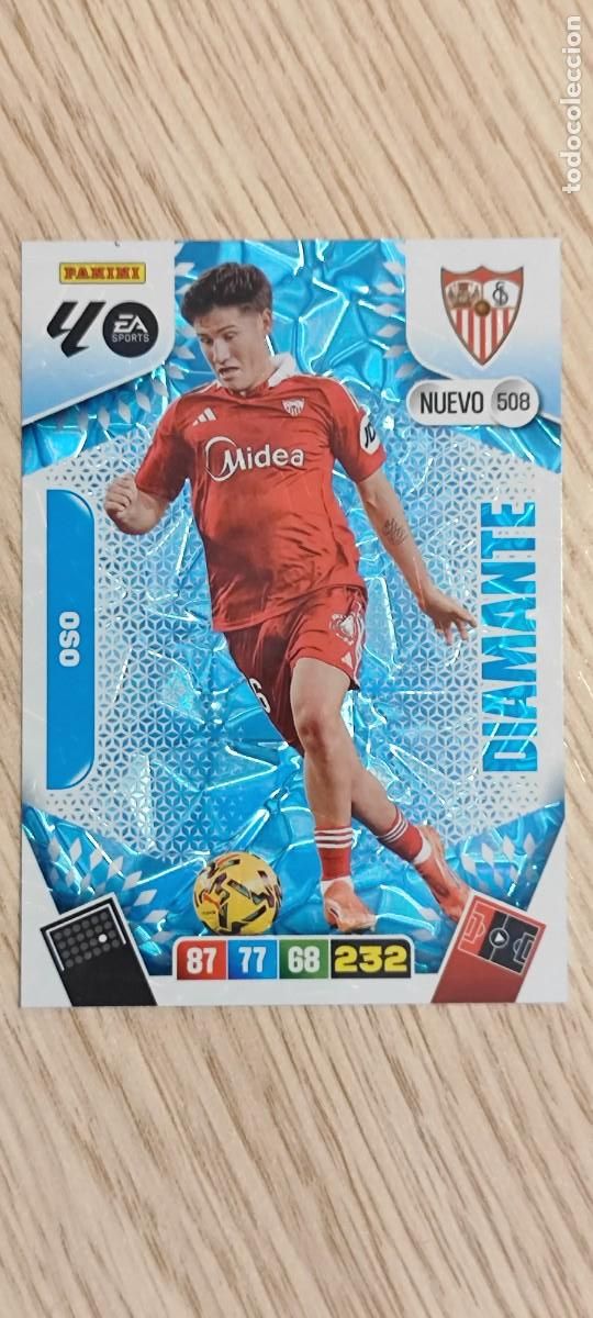 Fu&szlig;ball-Sticker: ADRENALYN XL LA LIGA 25/26 CARD DIAMANTE OSO SEVILLA # 508 PANINI