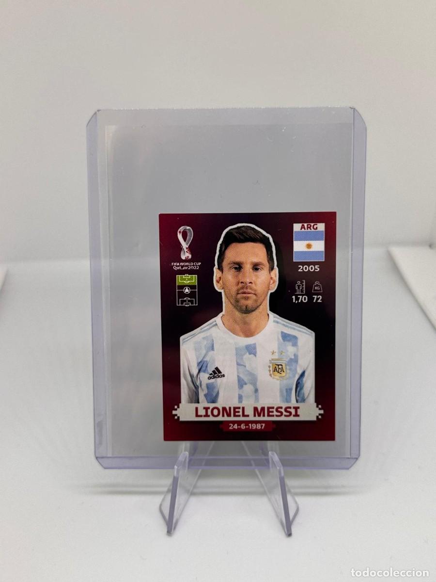 Figurine di Calcio: Messi Argentina Panini Fifa World Cup Qatar Oryx 2022