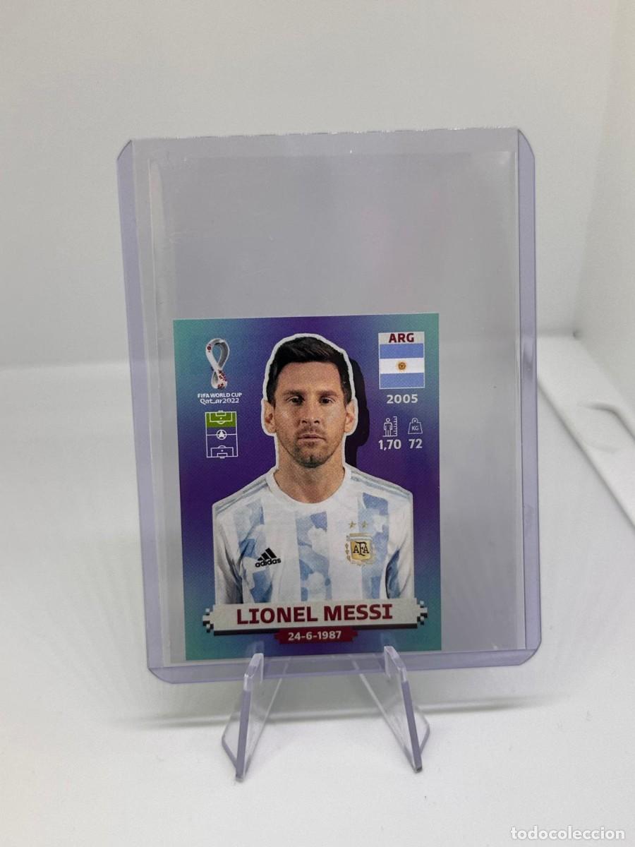 Cromos de F&uacute;tbol: Messi Argentina Panini Fifa World Cup Qatar 2022