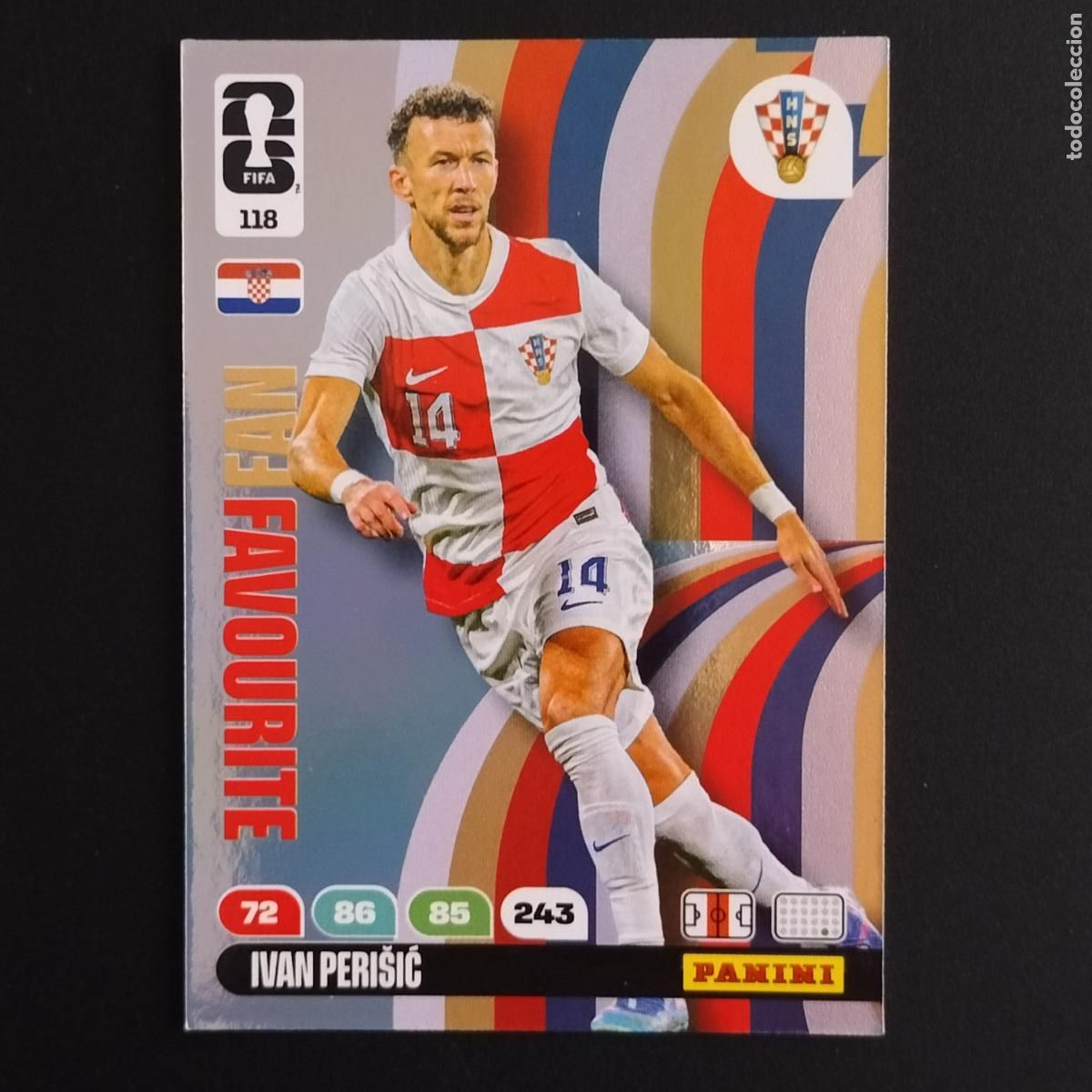 Cromos de F&uacute;tbol: 118 IVAN PERISIC FAN FAVOURITE CROACIA CROMOS ADRENALYN XL MUNDIAL 26 2026 FIFA WORLD CUP PANINI