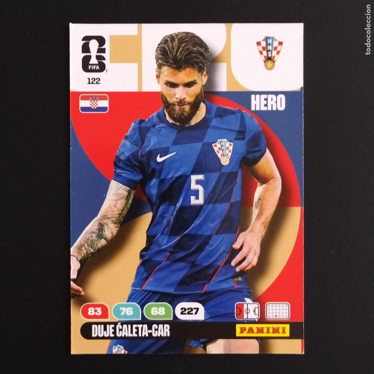Cromos de F&uacute;tbol: 122 DUJE CALETA-CAR CROACIA CROMOS ADRENALYN XL MUNDIAL 26 2026 FIFA WORLD CUP PANINI