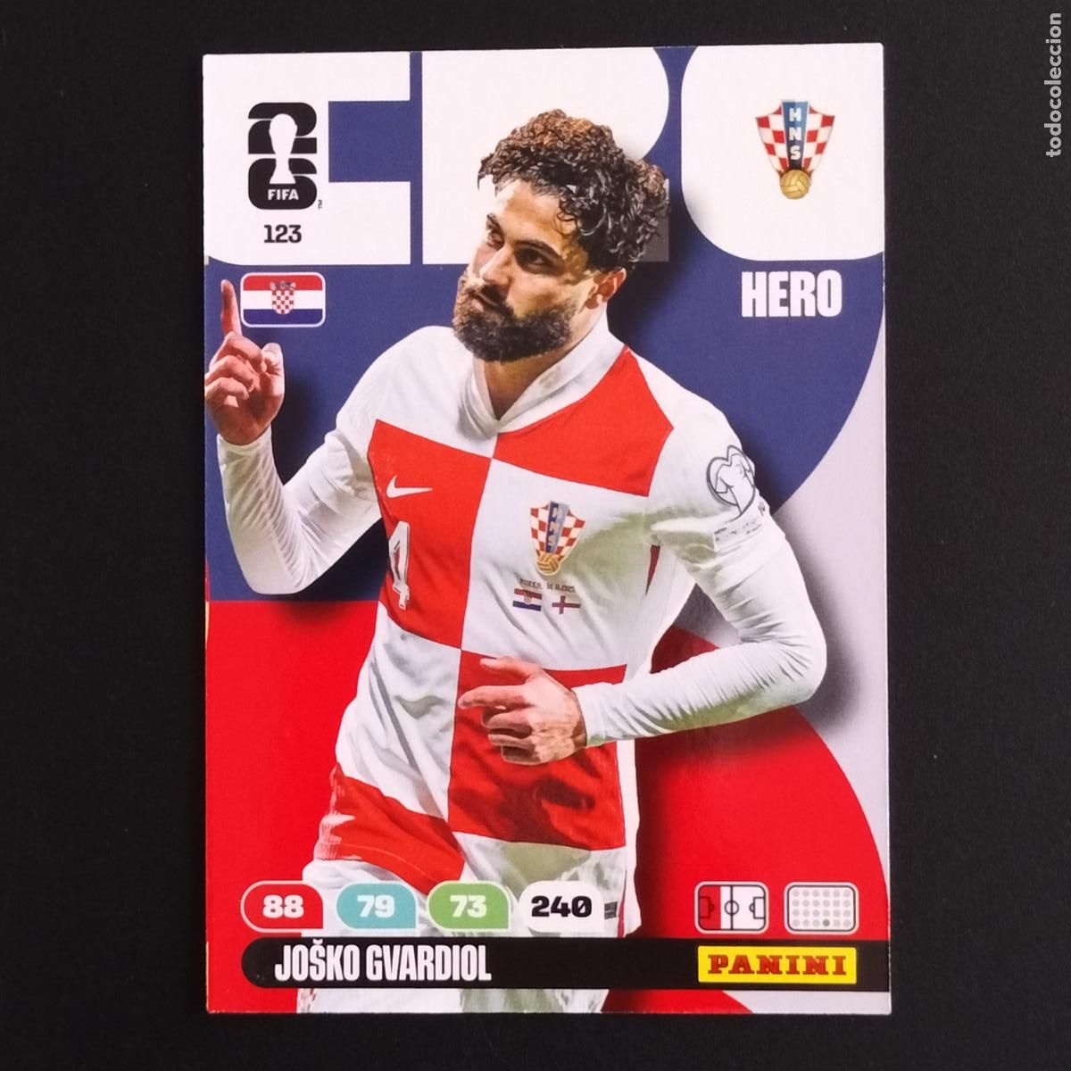 Cromos de F&uacute;tbol: 123 JOSKO GVARDIOL CROACIA CROMOS ADRENALYN XL MUNDIAL 26 2026 FIFA WORLD CUP PANINI