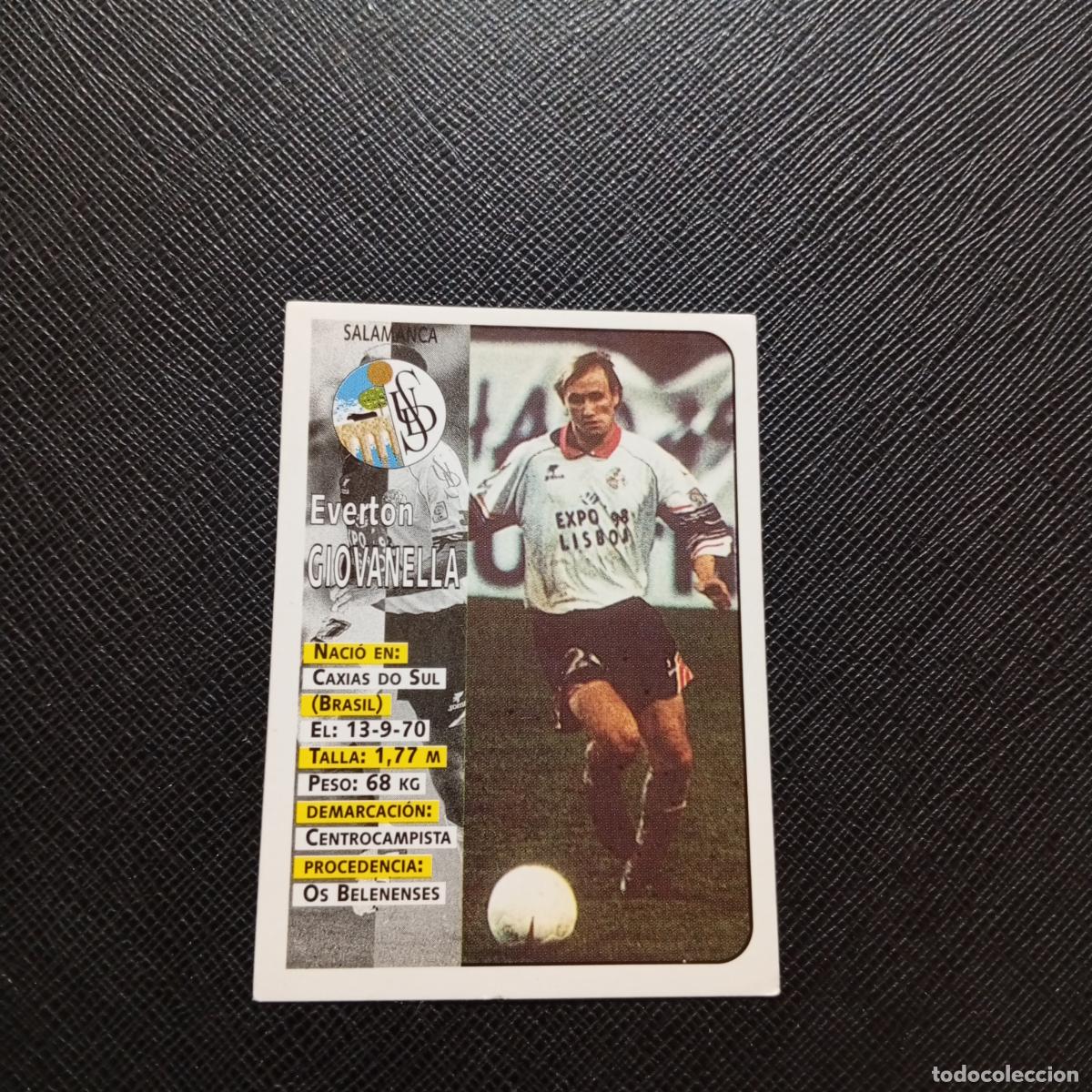 Fu&szlig;ball-Sticker: 268 GIOVANELLA SALAMANCA PANINI 1998 1999 CROMO FUTBOL LIGA 98 99 - SIN PEGAR - A146 PG289