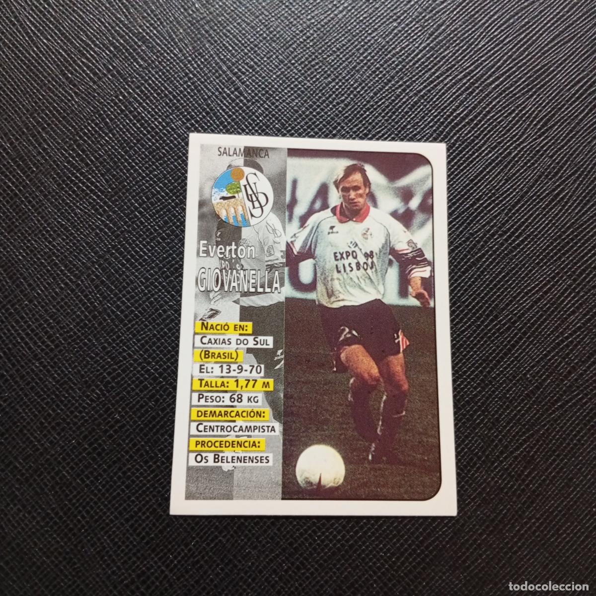 Fu&szlig;ball-Sticker: 268 GIOVANELLA SALAMANCA PANINI 1998 1999 CROMO FUTBOL LIGA 98 99 - SIN PEGAR - A146 PG289 B