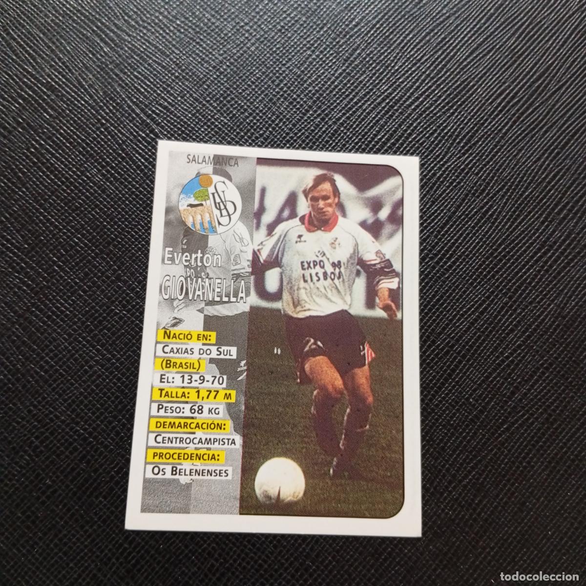 Fu&szlig;ball-Sticker: 268 GIOVANELLA SALAMANCA PANINI 1998 1999 CROMO FUTBOL LIGA 98 99 - SIN PEGAR - A146 PG298 B