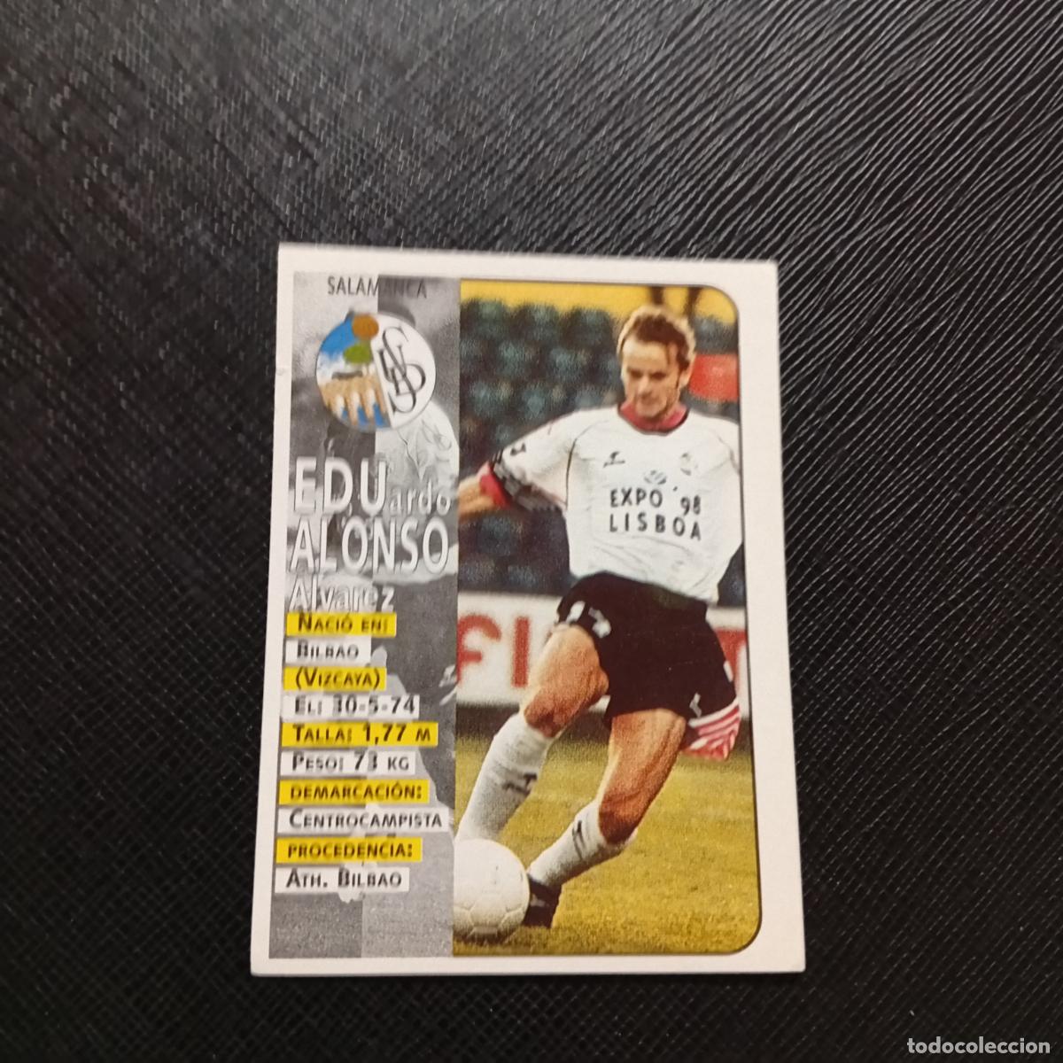 Fu&szlig;ball-Sticker: 269 EDU ALONSO SALAMANCA PANINI 1998 1999 CROMO FUTBOL LIGA 98 99 - SIN PEGAR - A146 PG307