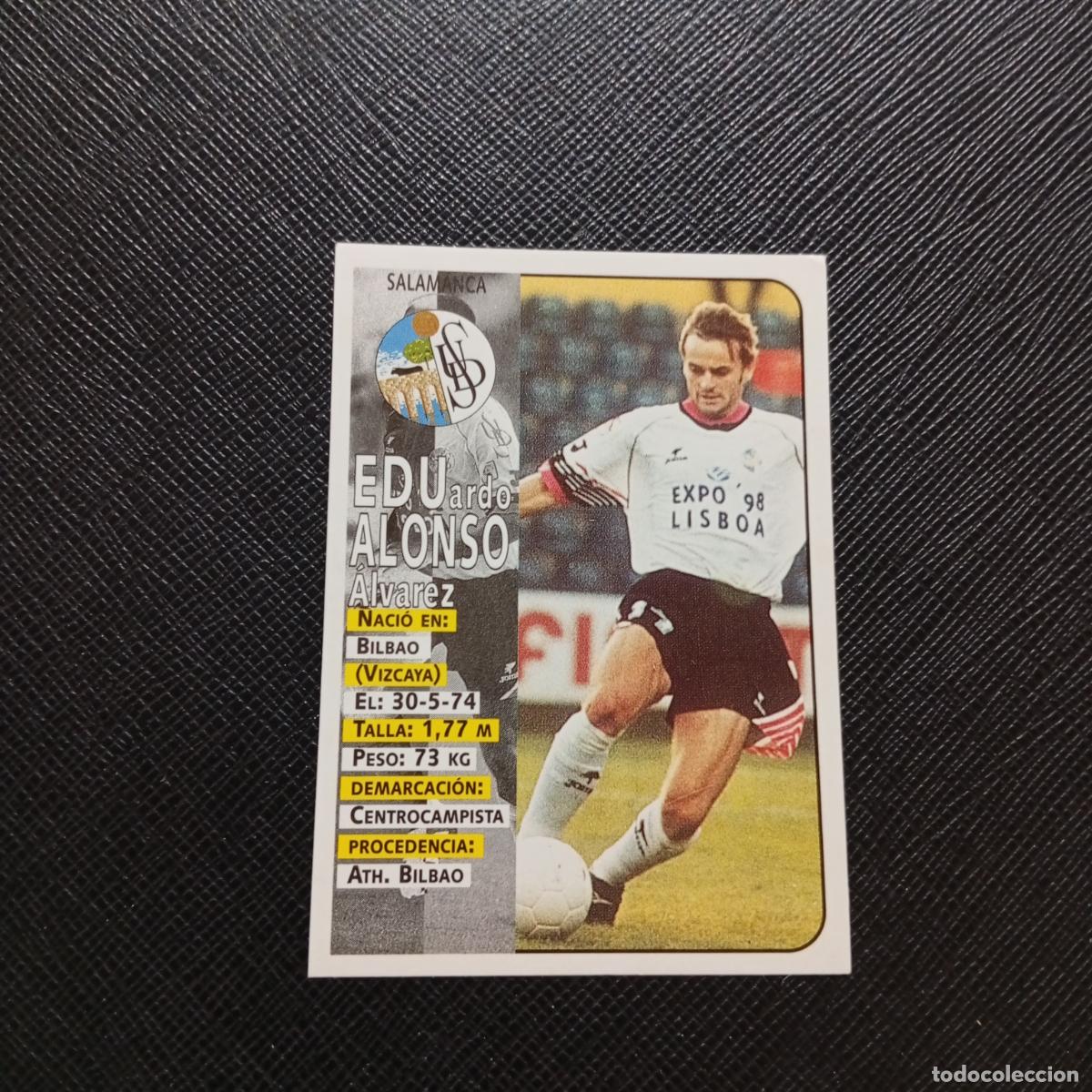 Fu&szlig;ball-Sticker: 269 EDU ALONSO SALAMANCA PANINI 1998 1999 CROMO FUTBOL LIGA 98 99 - SIN PEGAR - A146 PG289