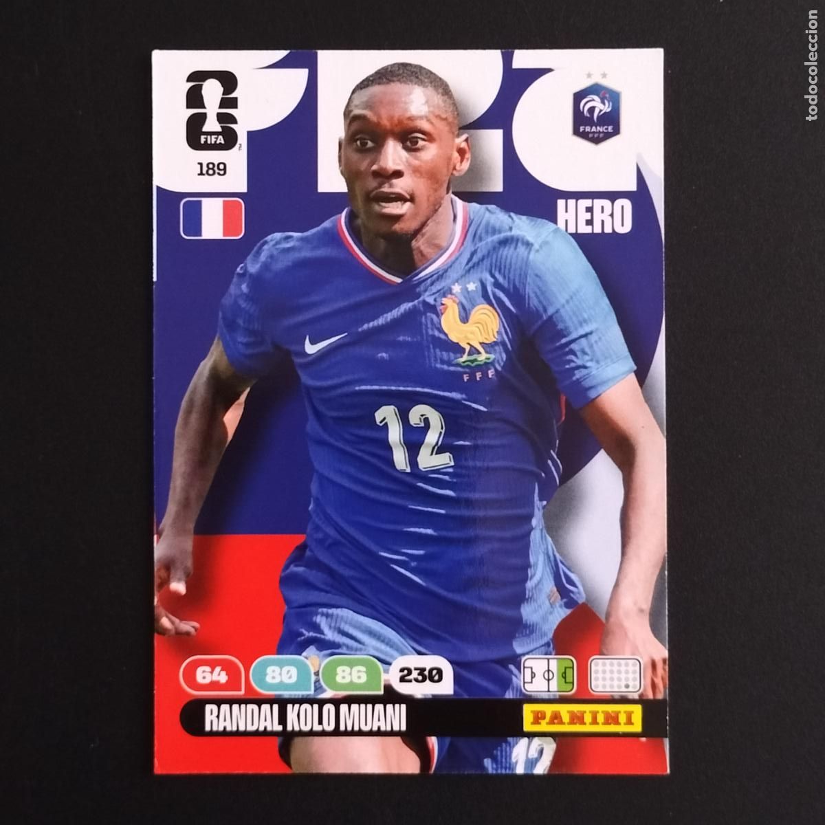 Football Stickers: 189 RANDAL KOLO MUANI FRANCIA CROMOS ADRENALYN XL MUNDIAL 26 2026 FIFA WORLD CUP PANINI