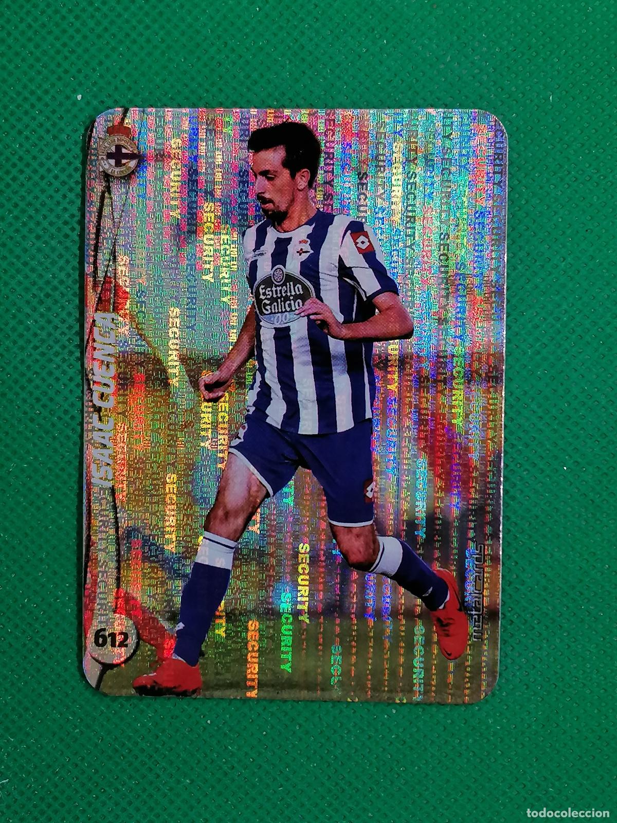 Cromos de F&uacute;tbol: 612 ISAAC CUENCA DEPORTIVO SECURITY METALCARDS ⚽ MUNDICROMO FICHAS DE LA LIGA 14 15 2024 2015 ⚽