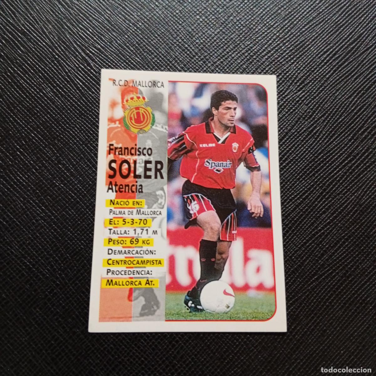 Cromos de F&uacute;tbol: 113 SOLER MALLORCA PANINI 1998 1999 CROMO FUTBOL LIGA 98 99 - SIN PEGAR - A146 PG289 B