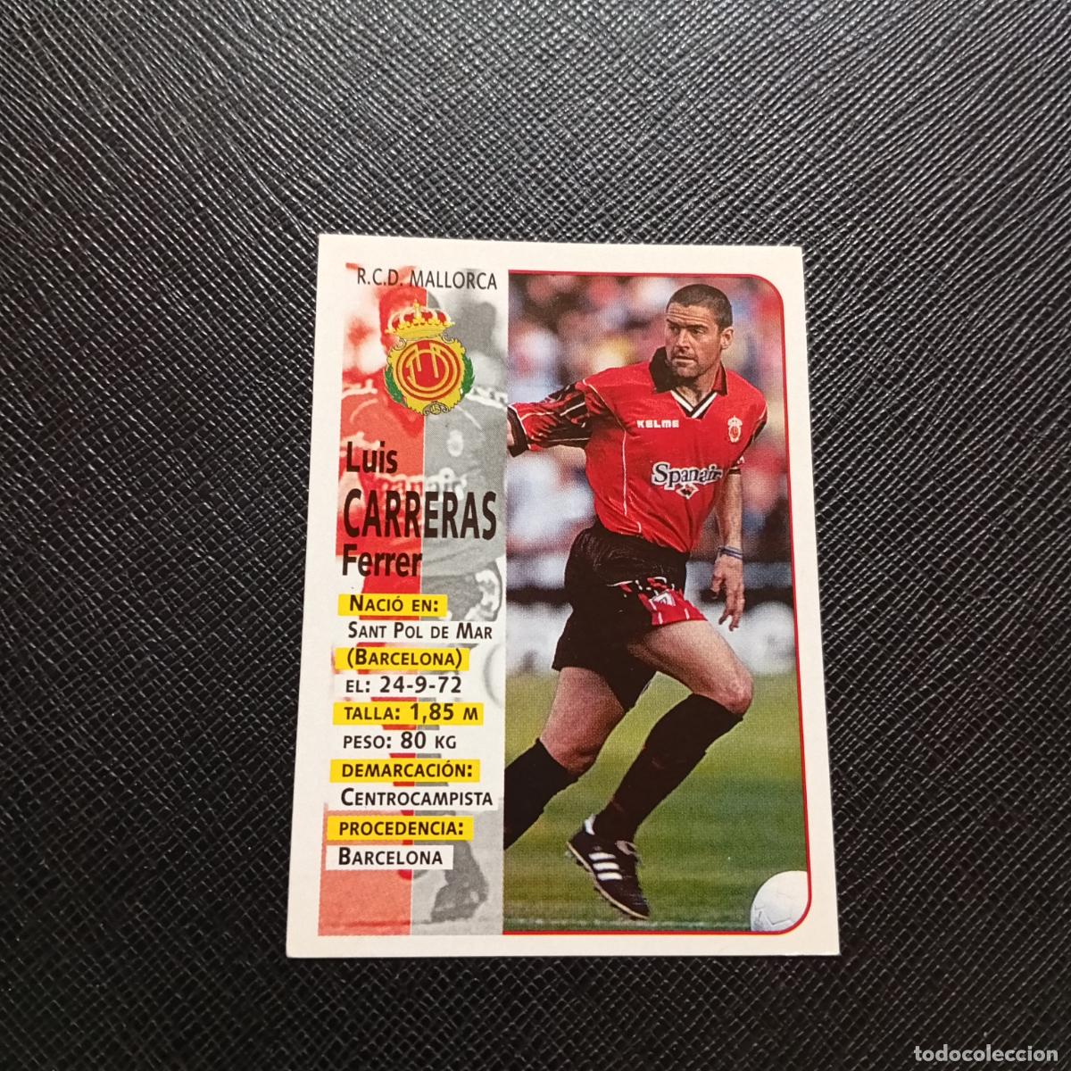 Cromos de F&uacute;tbol: 110 CARRERAS MALLORCA PANINI 1998 1999 CROMO FUTBOL LIGA 98 99 - SIN PEGAR - A146 PG343
