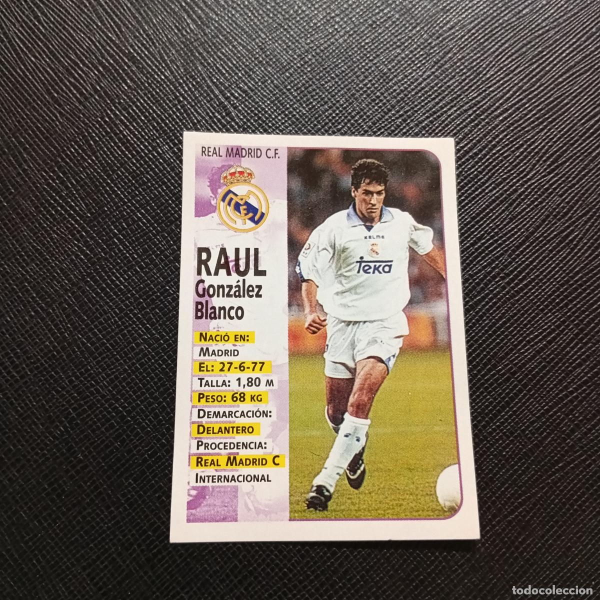 Cromos de F&uacute;tbol: 81 RAUL REAL MADRID PANINI 1998 1999 CROMO FUTBOL LIGA 98 99 - SIN PEGAR - A146 PG352