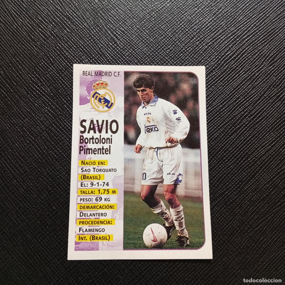 Cromos de F&uacute;tbol: 79 SAVIO REAL MADRID PANINI 1998 1999 CROMO FUTBOL LIGA 98 99 - SIN PEGAR - A146 PG352