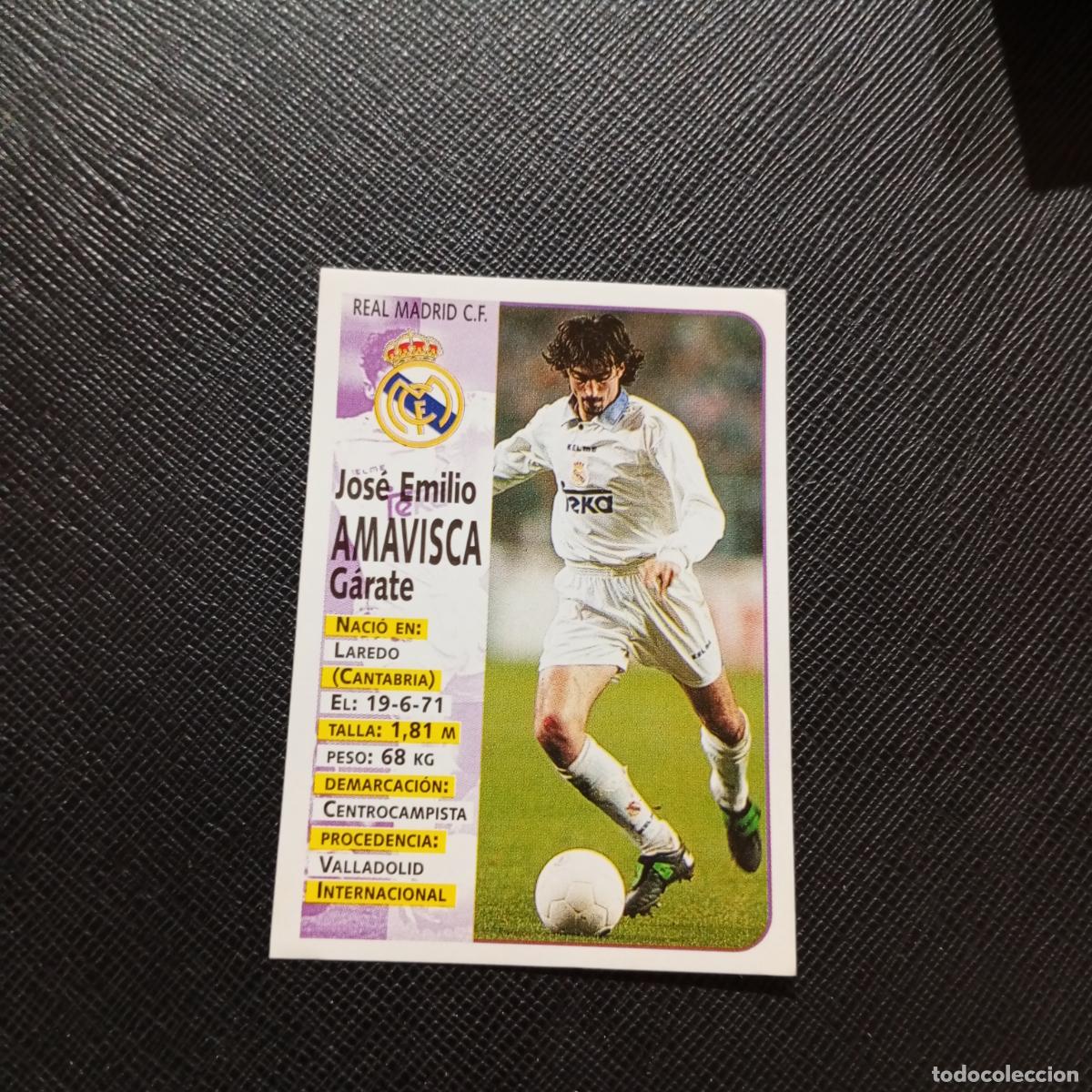 Cromos de F&uacute;tbol: 78 AMAVISCA REAL MADRID PANINI 1998 1999 CROMO FUTBOL LIGA 98 99 - SIN PEGAR - A146 PG361
