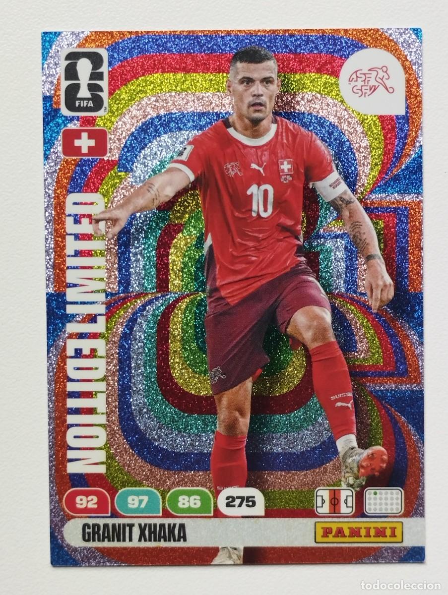 Cromos de F&uacute;tbol: CROMO CARD ADRENALYN MUNDIAL WORLD CUP 2026 LIMITED EDITION GRANIT XHAKA SUIZA