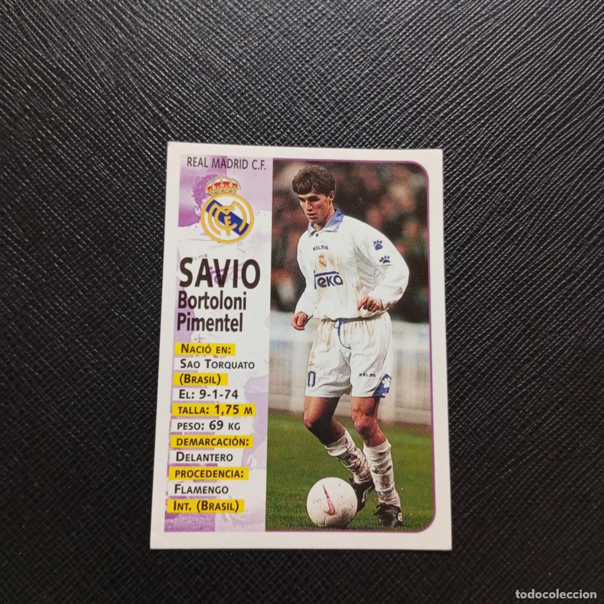 Cromos de F&uacute;tbol: 79 SAVIO REAL MADRID PANINI 1998 1999 CROMO FUTBOL LIGA 98 99 - SIN PEGAR - A146 PG370