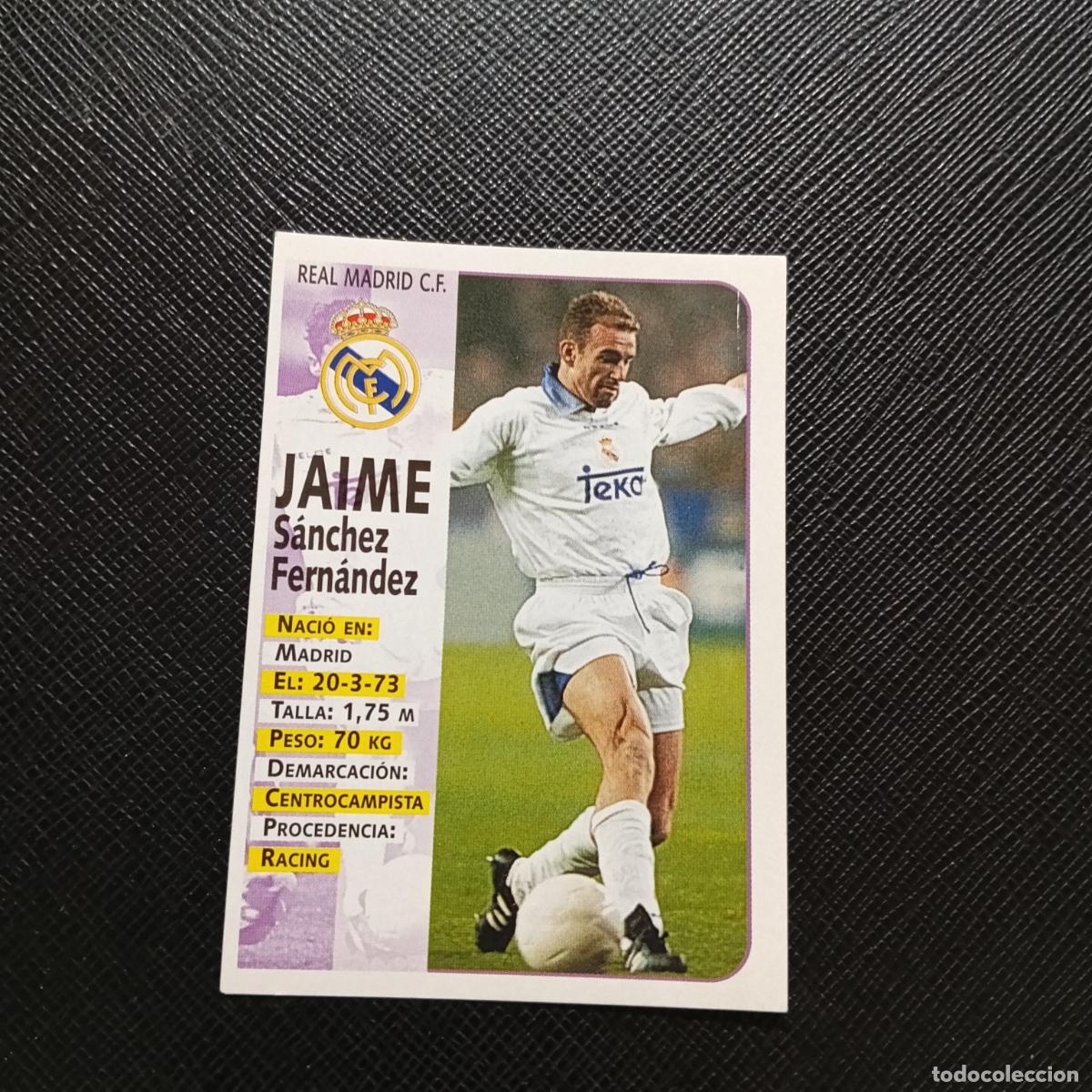 Cromos de F&uacute;tbol: 74 JAIME REAL MADRID PANINI 1998 1999 CROMO FUTBOL LIGA 98 99 - SIN PEGAR - A146 PG388