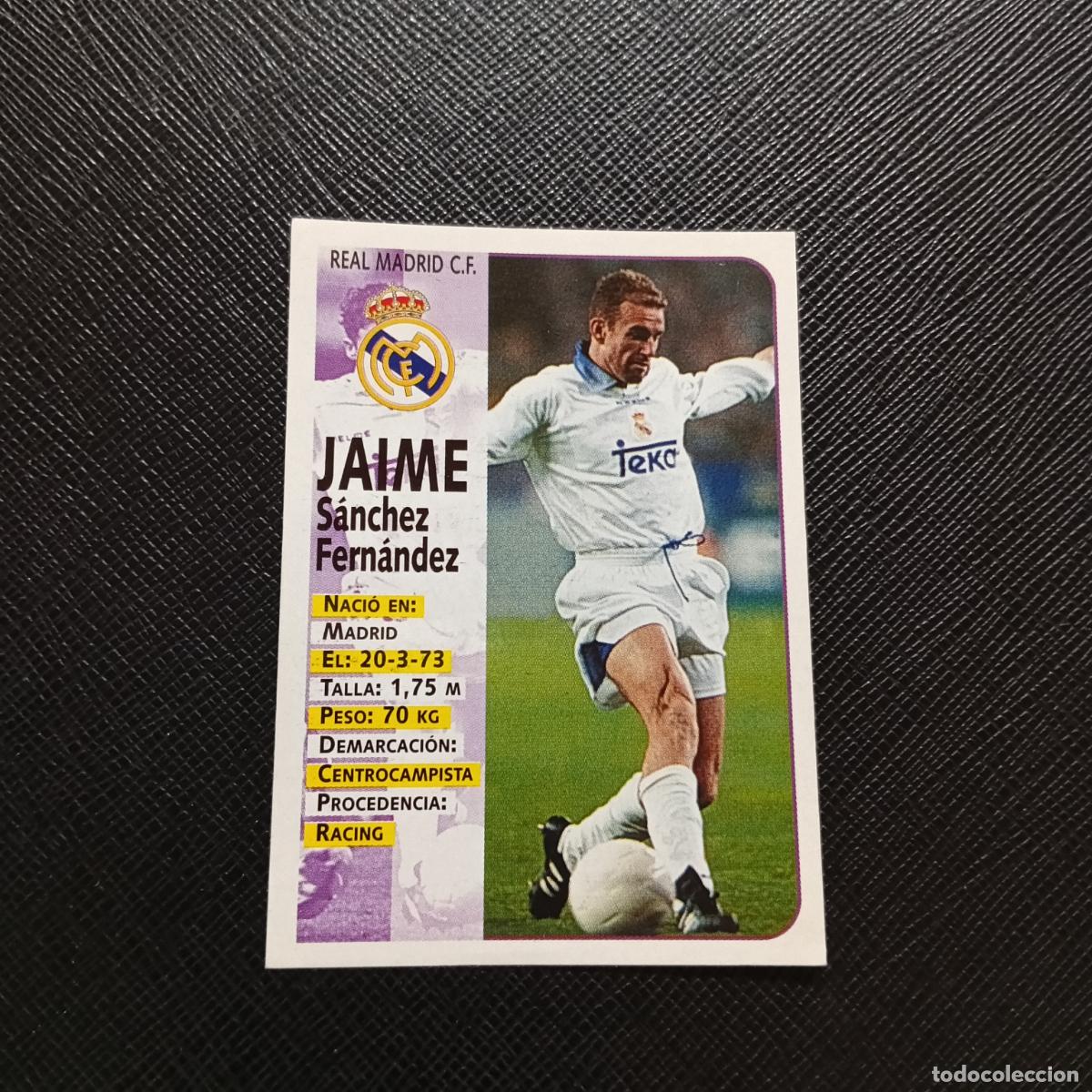 Cromos de F&uacute;tbol: 74 JAIME REAL MADRID PANINI 1998 1999 CROMO FUTBOL LIGA 98 99 - SIN PEGAR - A146 PG397