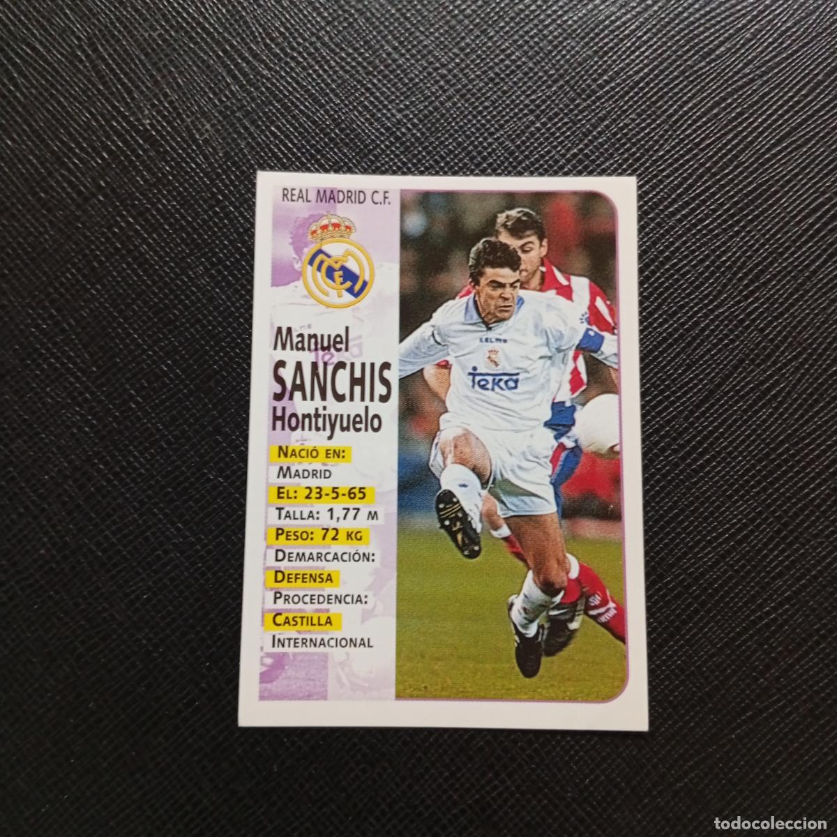 Figurine di Calcio: 70 SANCHIS REAL MADRID PANINI 1998 1999 CROMO FUTBOL LIGA 98 99 - SIN PEGAR - A146 PG415