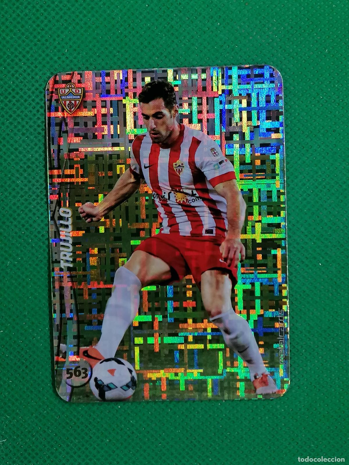 Football Stickers: 563 TRUJILLO ALMERIA TETRIS METALCARDS ⚽ MUNDICROMO FICHAS DE LA LIGA 14 15 2024 2015 ⚽