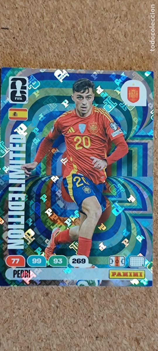 Cromos de F&uacute;tbol: ADRENALYN XL FIFA WORLD CUP 2026 CARD LIMITED EDITION PEDRI ESPA&Ntilde;A # 269 PANINI