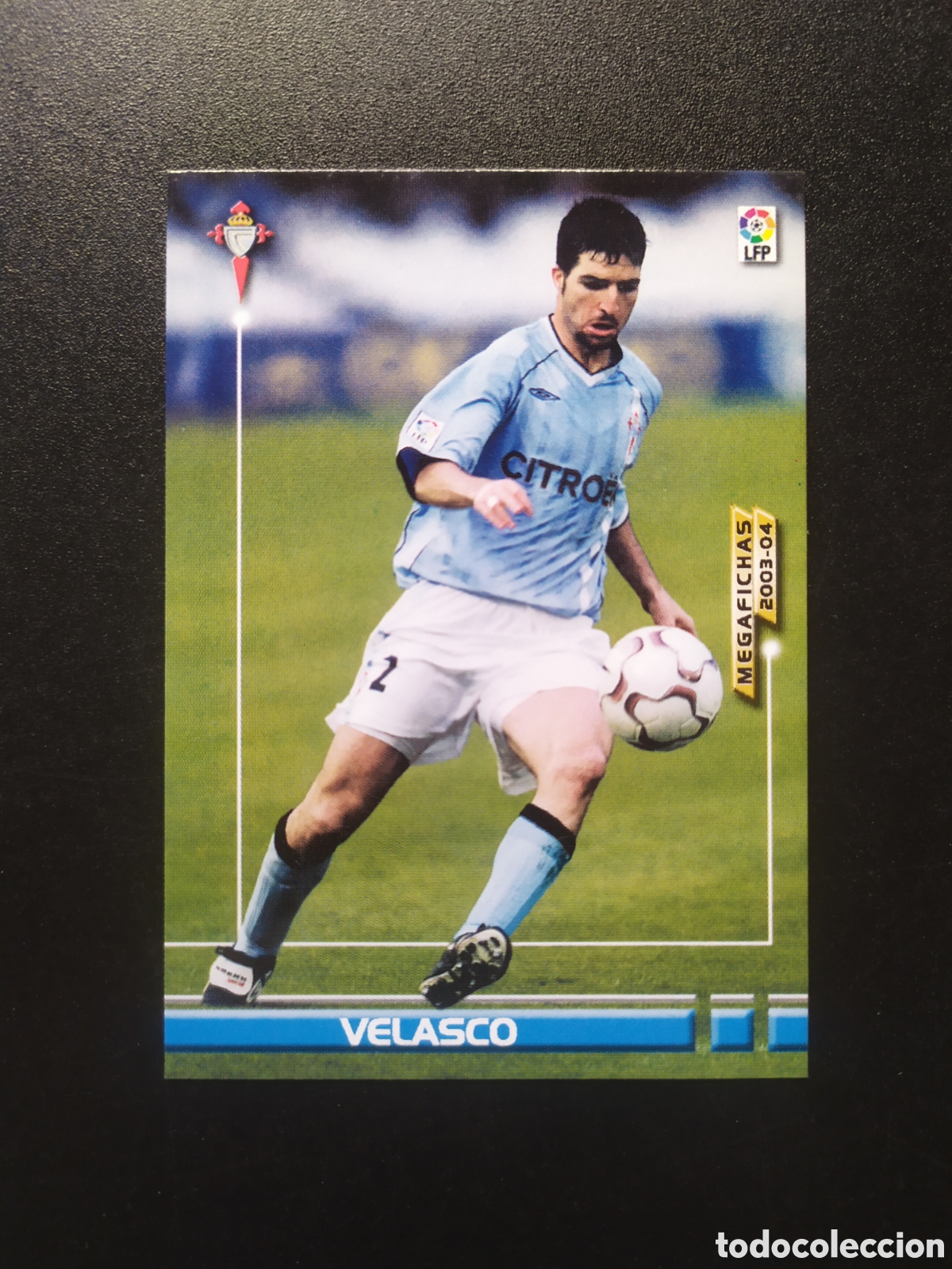 Cromos de F&uacute;tbol: Megafichas 2003 2004 03 04 panini Velasco n&ordm; 93 Celta Vigo megacracks
