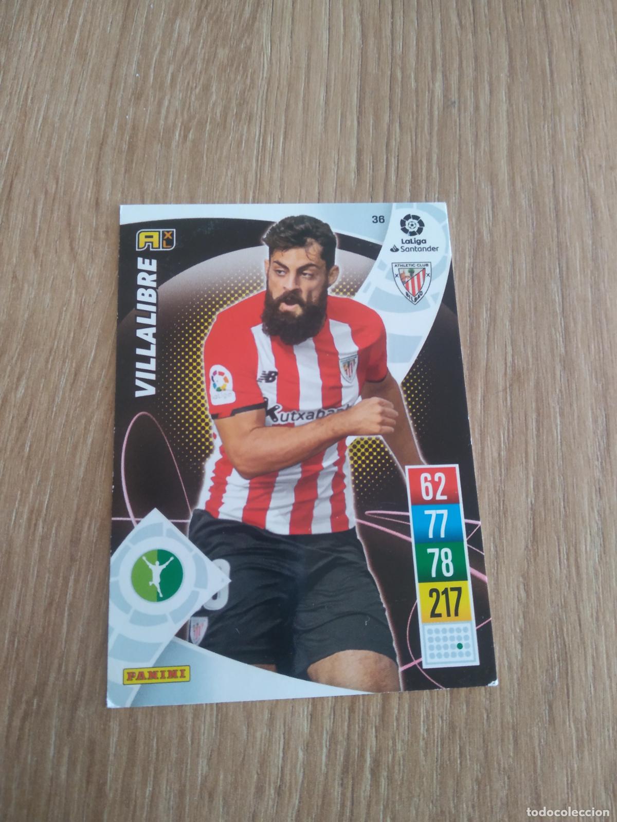 Cromos de F&uacute;tbol: 36 VILLALIBRE ATHLETIC CLUB BILBAO CROMO FUTBOL PANINI LIGA 21-22 ADRENALYN 2021-2022