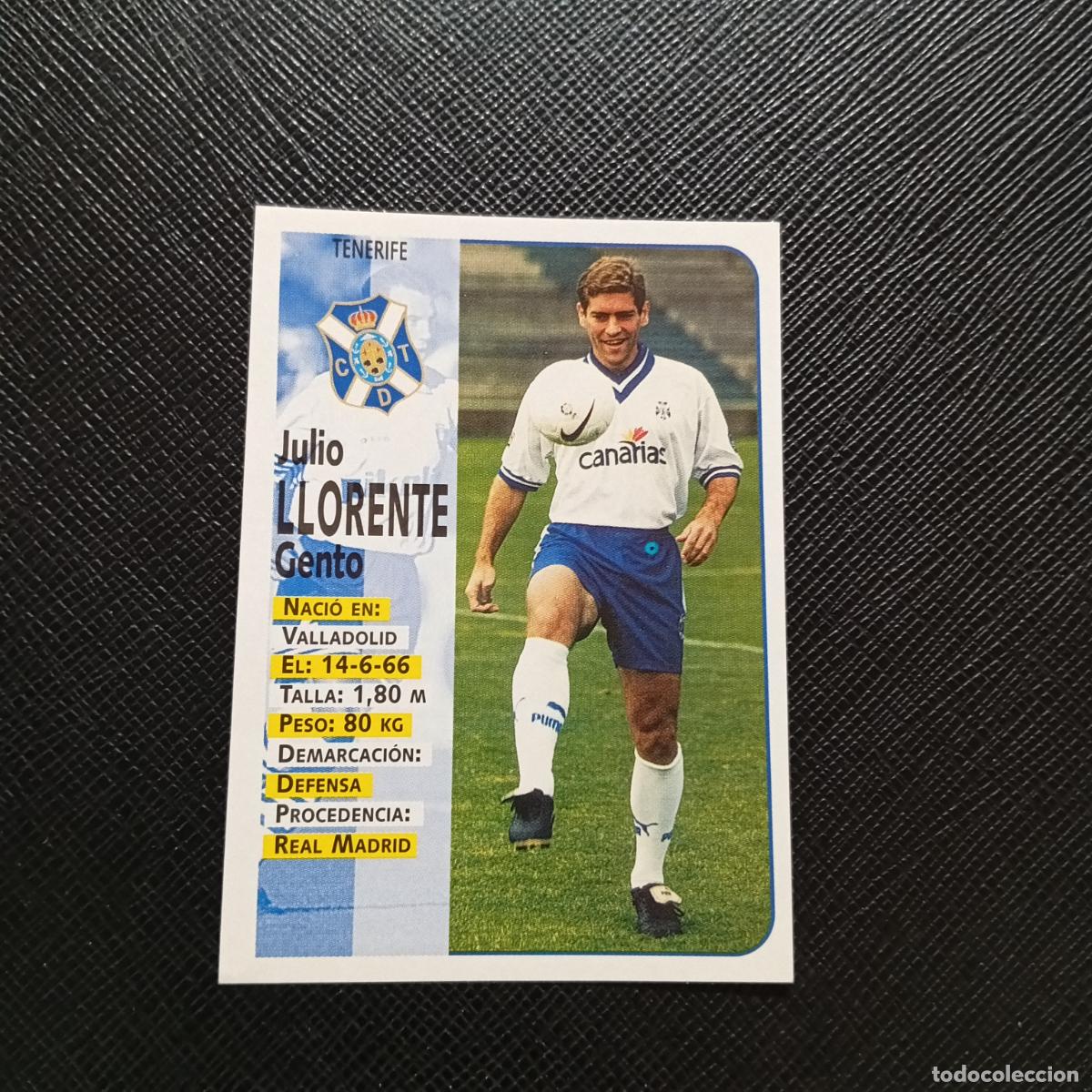Fu&szlig;ball-Sticker: 296 LLORENTE TENERIFE PANINI 1998 1999 CROMO FUTBOL LIGA 98 99 - SIN PEGAR - A146 PG478