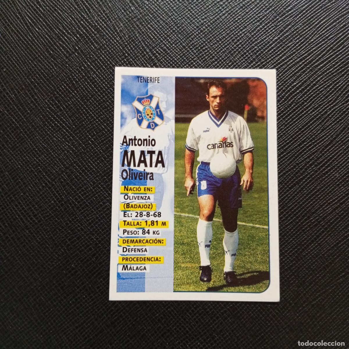 Cromos de Futebol: 299 MATA TENERIFE PANINI 1998 1999 CROMO FUTBOL LIGA 98 99 - SIN PEGAR - A146 PG487
