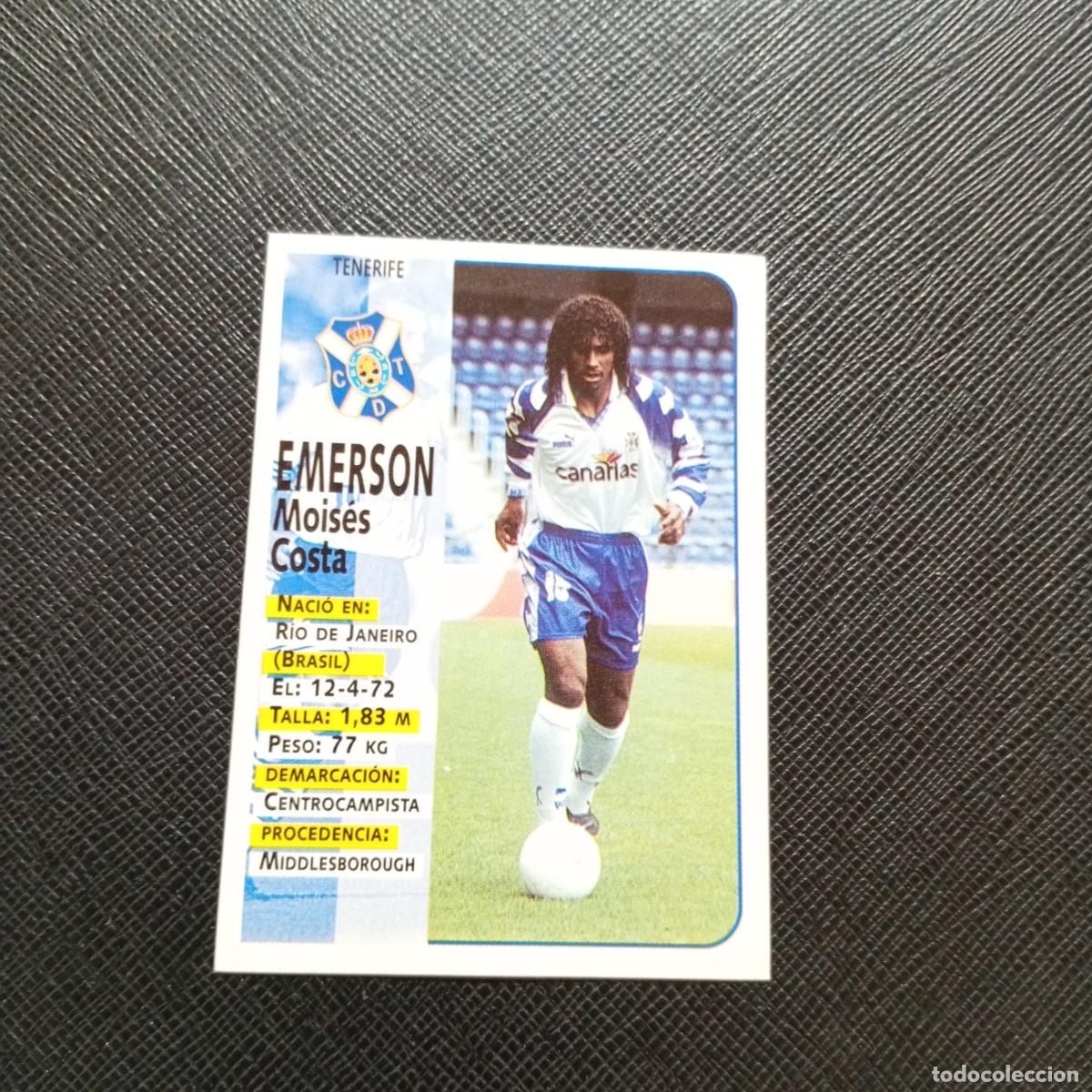 Cromos de F&uacute;tbol: 303 EMERSON TENERIFE PANINI 1998 1999 CROMO FUTBOL LIGA 98 99 - SIN PEGAR - A146 PG478 B