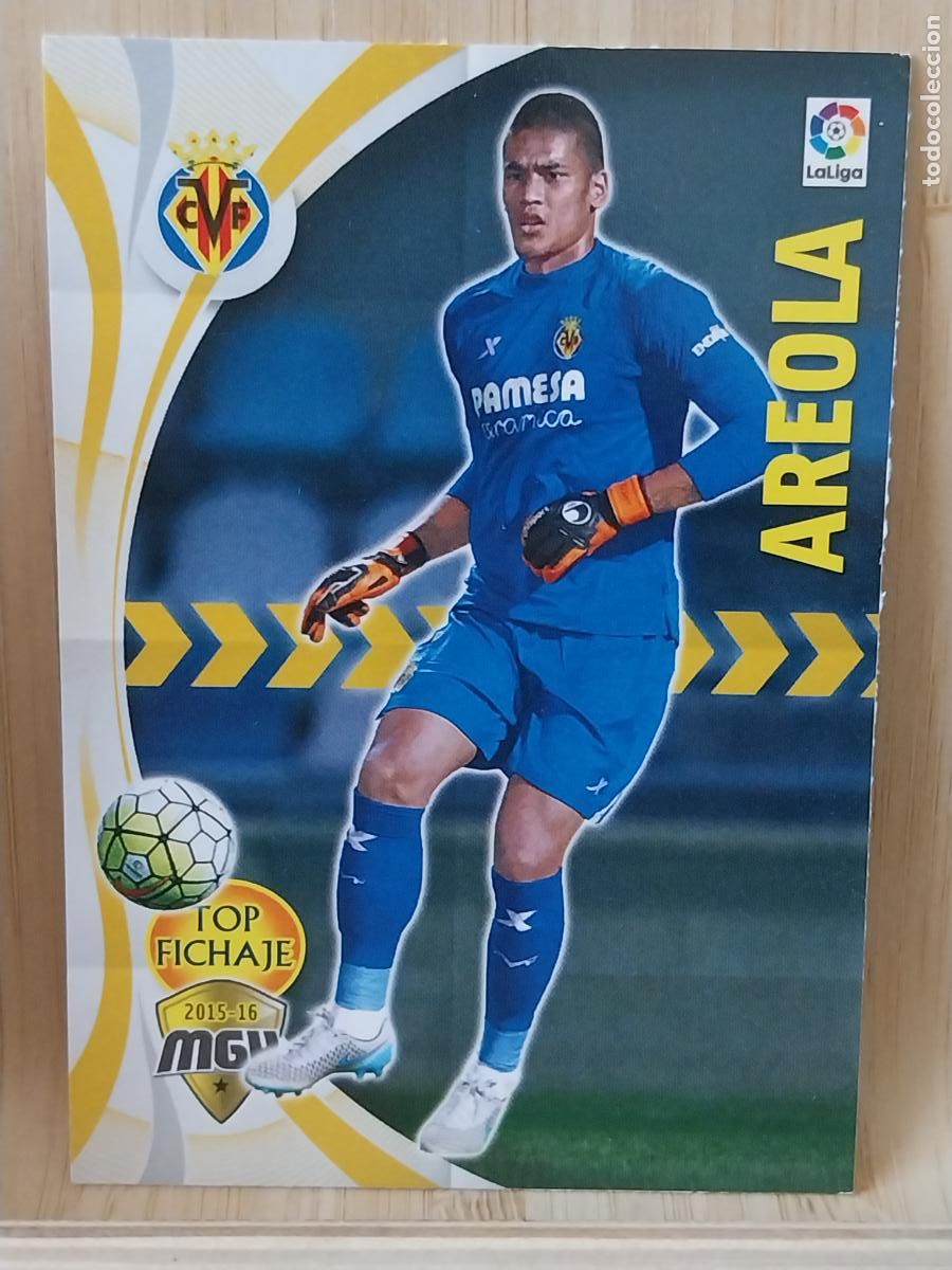 Cromos de Futebol: AREOLA VILLARREAL MGK MEGA KRACKS 2015 15 16 CROMO 535 PANINI ORIGINAL