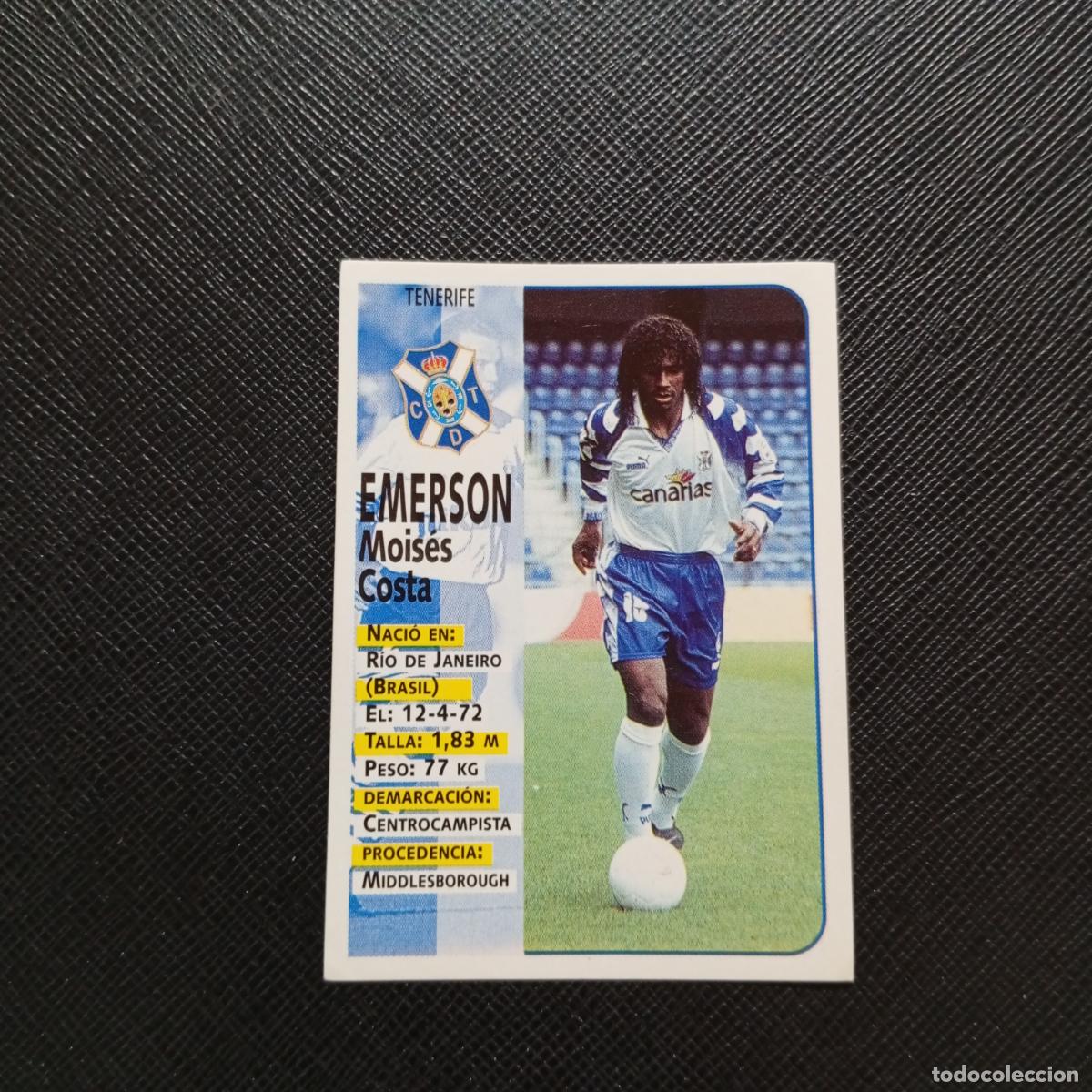 Cartes &agrave; collectionner de Football: 303 EMERSON TENERIFE PANINI 1998 1999 CROMO FUTBOL LIGA 98 99 - SIN PEGAR - A146 PG487 B