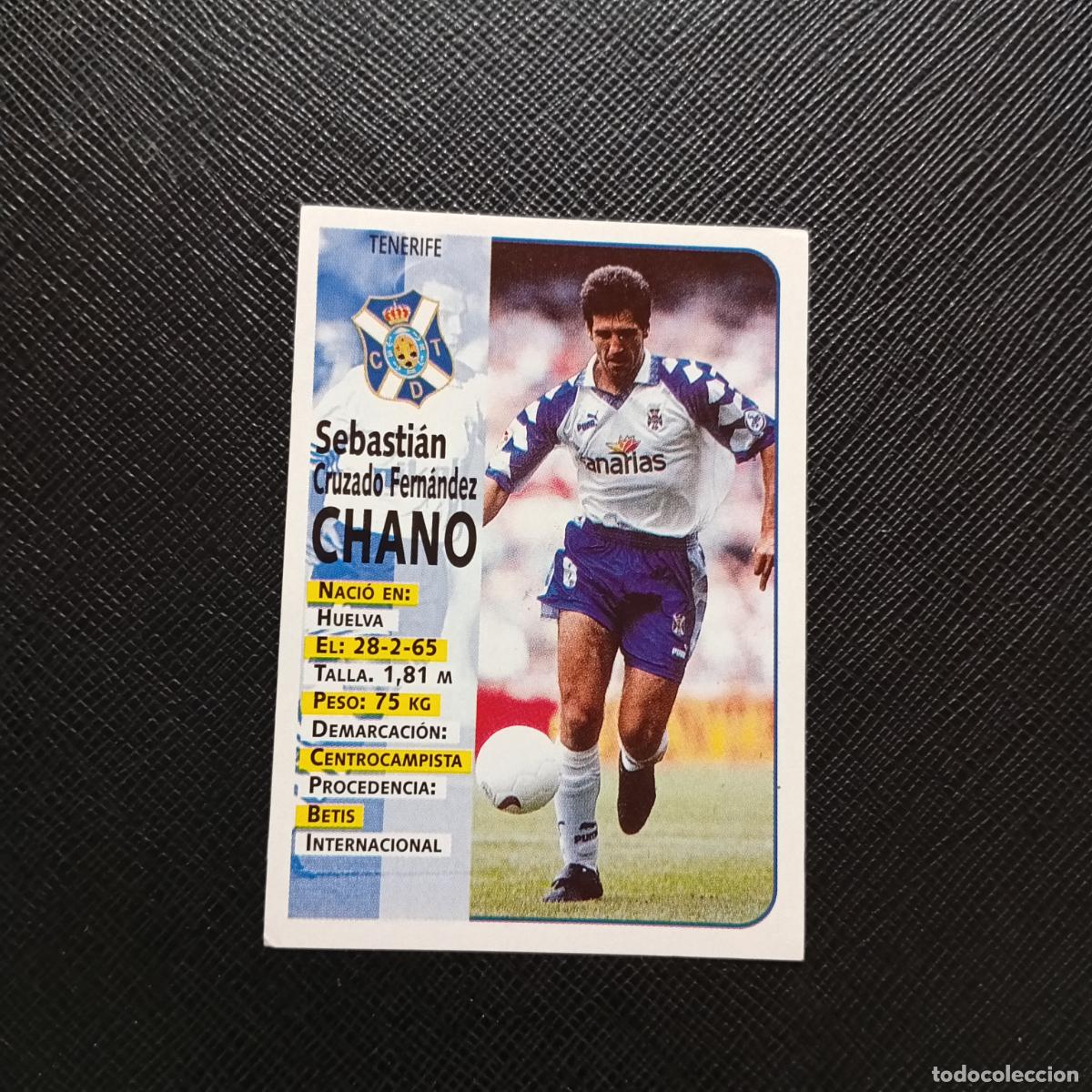 Fu&szlig;ball-Sticker: 304 CHANO TENERIFE PANINI 1998 1999 CROMO FUTBOL LIGA 98 99 - SIN PEGAR - A146 PG487