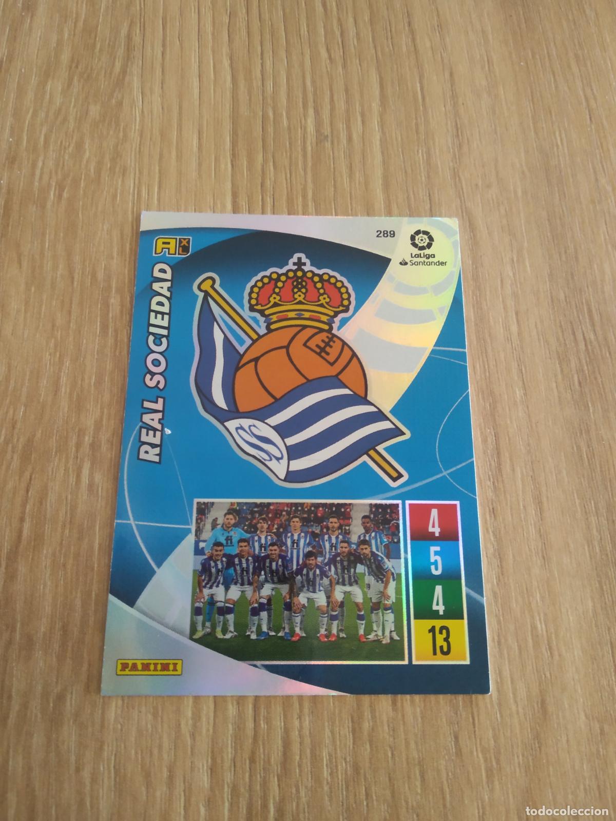 Cromos de F&uacute;tbol: 289 ESCUDO REAL SOCIEDAD CROMO FUTBOL PANINI LIGA 21-22 ADRENALYN 2021-2022