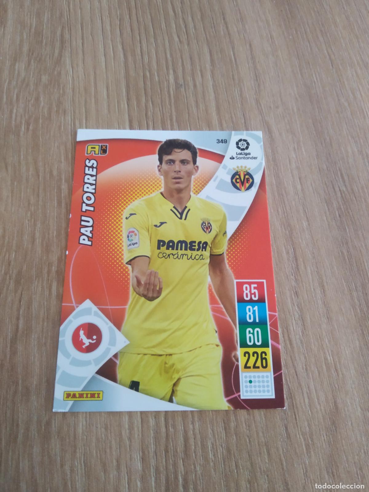 Cromos de F&uacute;tbol: 349 PAU TORRES VILLARREAL CROMO FUTBOL PANINI LIGA 21-22 ADRENALYN 2021-2022