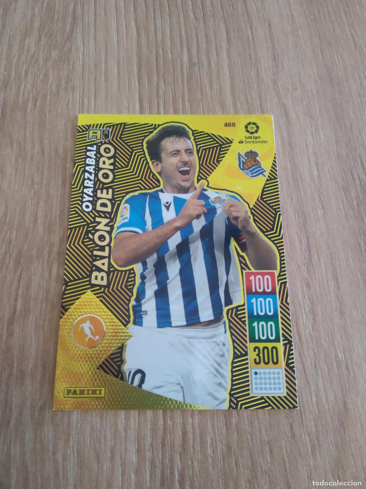 Cromos de F&uacute;tbol: 468 OYARZABAL REAL SOCIEDAD BALON DE ORO CROMO FUTBOL PANINI LIGA 21-22 ADRENALYN 2021-2022