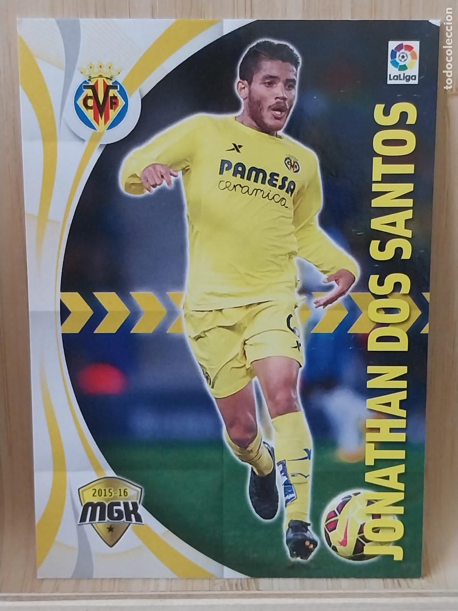 Cromos de F&uacute;tbol: JONATHAN DOS SANTOS VILLARREAL MGK MEGA KRACKS 2015 15 16 CROMO 530 PANINI ORIGINAL **