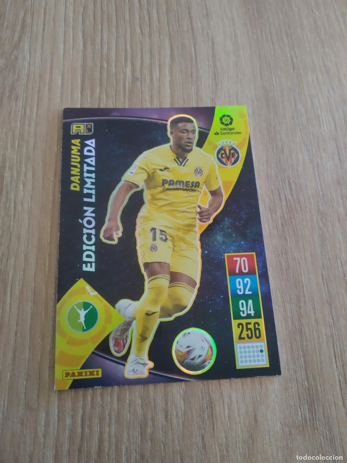 Fu&szlig;ball-Sticker: DANJUMA VILLARREAL EDICION LIMITADA CROMO FUTBOL PANINI LIGA 21-22 ADRENALYN 2021-2022